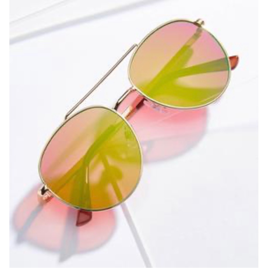 New Mirrored Aviator Sunglasses